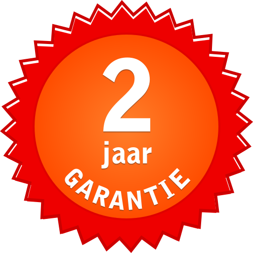 2 jaar garantie